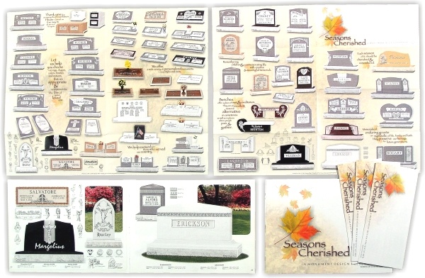 Seasons Cherished is the most recent Design Mart collection to be added to your Online Catalog & Monument Designer.