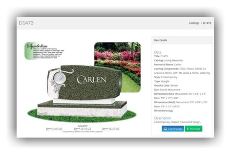 Online Monument Designer